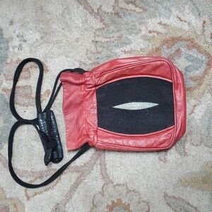 Khirma Eliazov Mignonne pouch leather eye crossbody